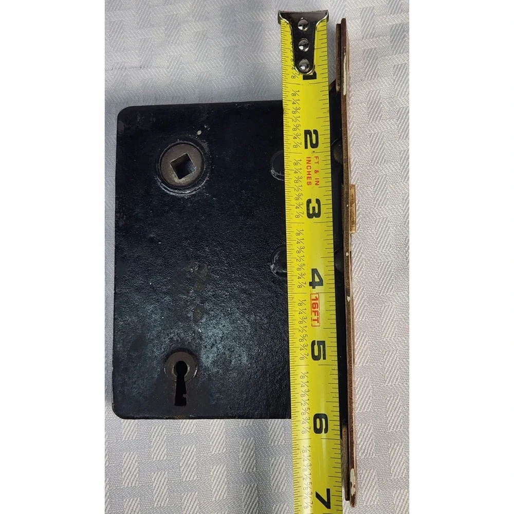 Antique Corbin Entry Exterior Door Mortise Lock Brass‎ Cast Iron Restoration